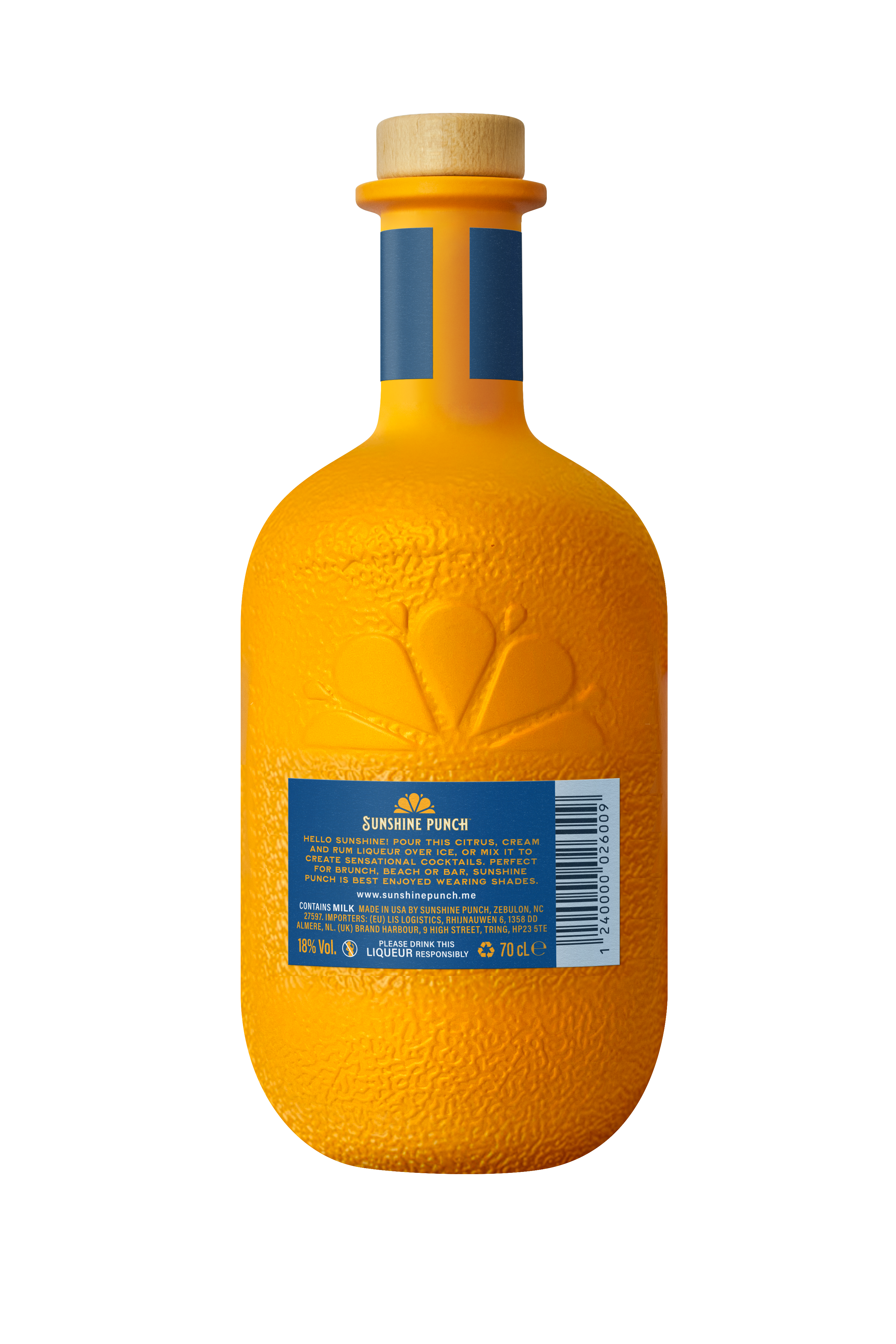 Sunshine Punch Orange Creme Reverse Label