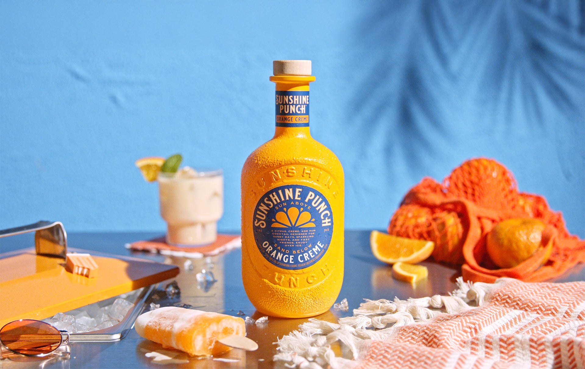 Sunshine Punch Orange Creme Liqueur Studio Photo