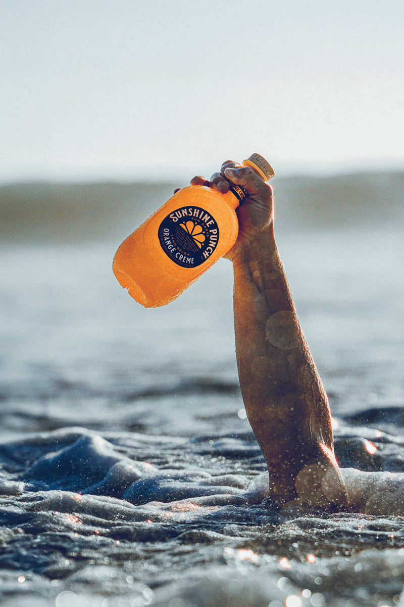 Sunshine Punch on the beach